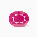 Natural Ruby Oval Gemstone 9.97 Carats from Burma 13.27x10.44x7.49 mm