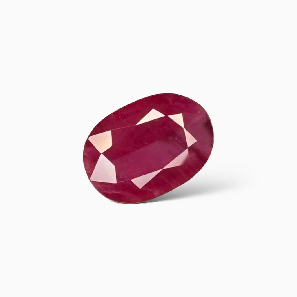 Natural Ruby Oval Shape 3.40 Carats From Mozambique
