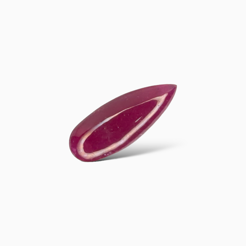 Natural Ruby Pear Cabochon  3.92 carat 18x7mm From India