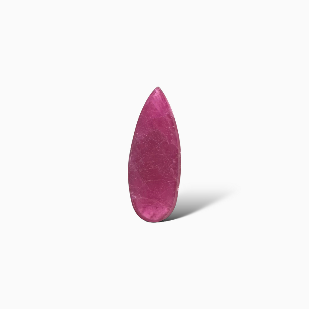 Natural Ruby Pear Cabochon  3.92 carat 18x7mm From India