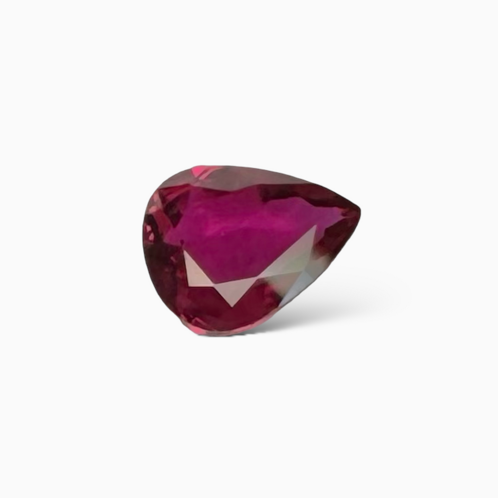 Natural Ruby Pear Shape in 0.97 Carats From Mozambique