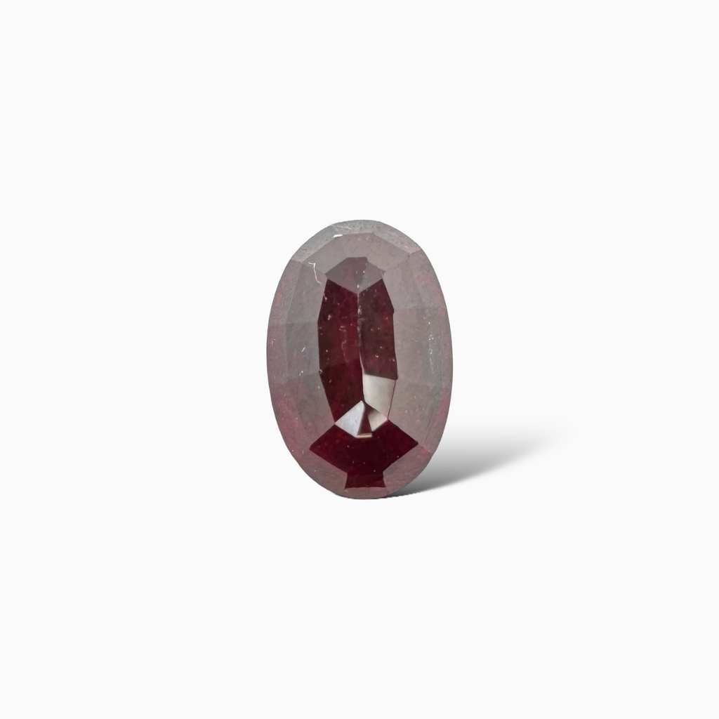 Natural Ruby Round Cut 1.54 Carat from Mozambique Deep Red Color