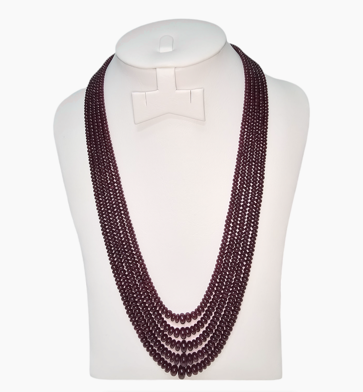 Natural Ruby Beads 958.79 Carats 4-11  mm Round Shape