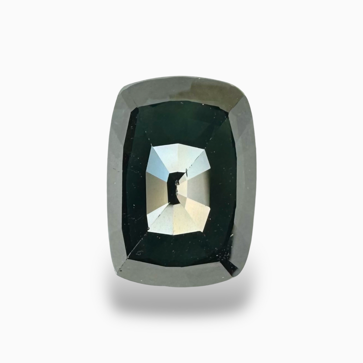 Natural Teal Sapphire Gemstone 5.96 Carats Cushion Cut Shape