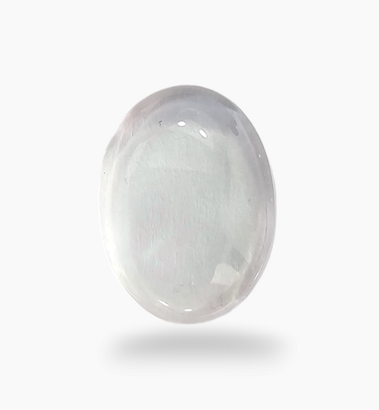 Natural White Topaz Stone 17.01 Carats Oval Cabochon Shape Size 20.5X10.5mm