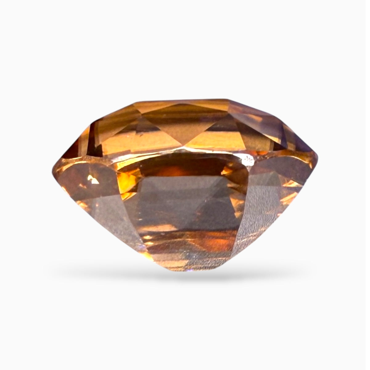 Natural Brownish Yellow Zircon Stone 6.10 Carats