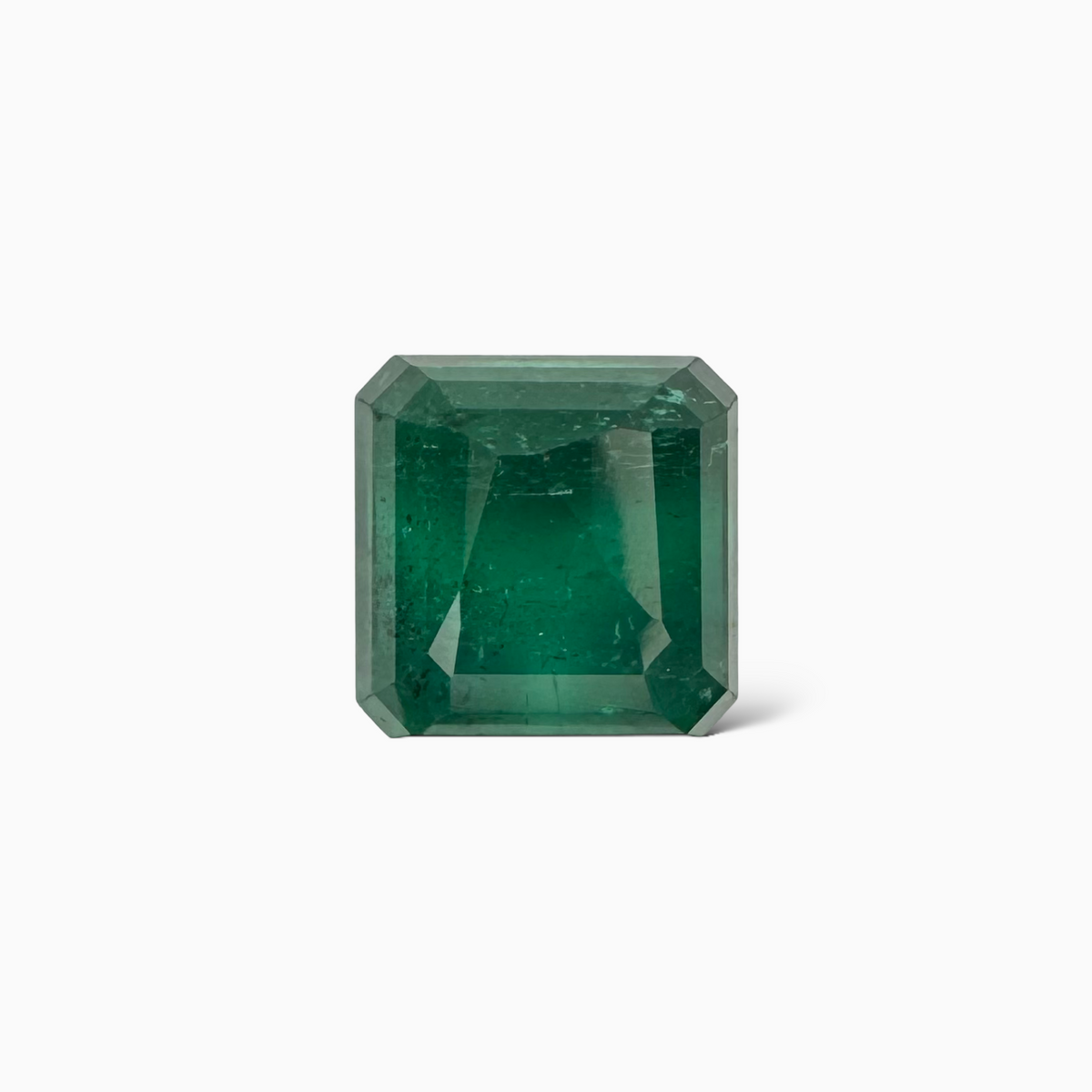 Natural Zambian Emerald Stone  6.12 carat  Emerald Cut  10.4x10.3x6.4mm