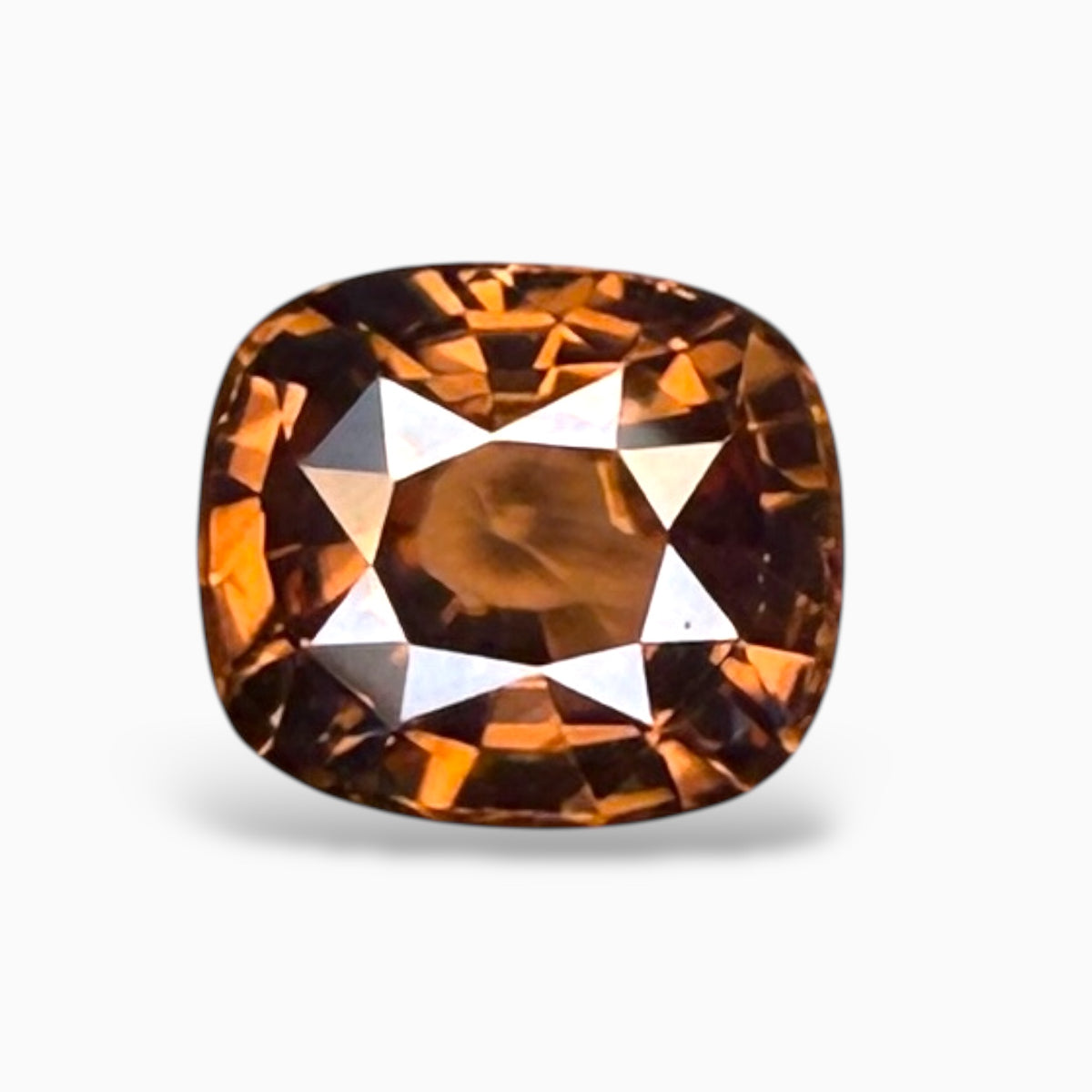 Natural Zircon Stone 2.76 Carats Cushion Cut (8x7 mm)