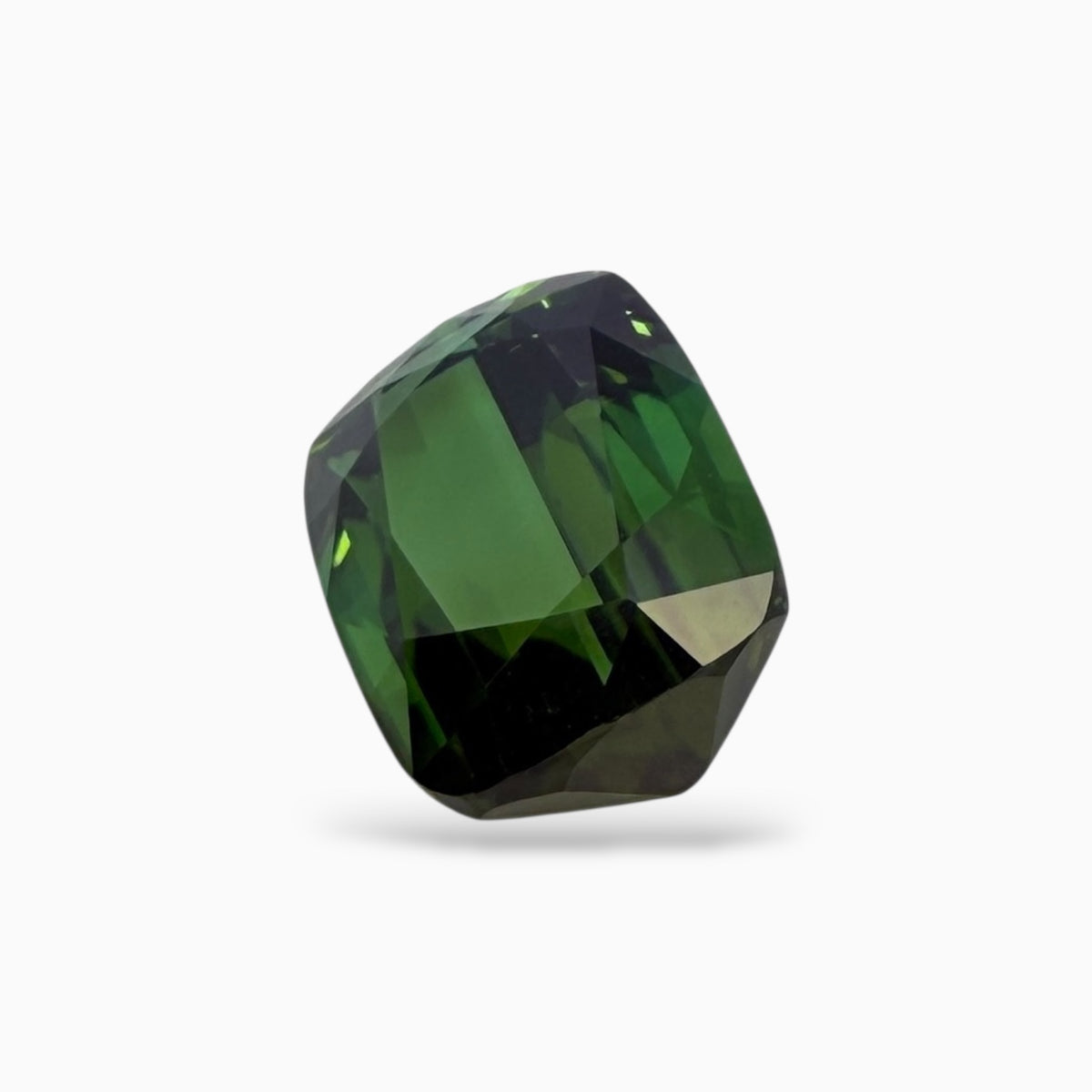 Natural mint Green Tourmaline Cushion 6.34 Carats 13.60 x 10.20 x10.20 mm