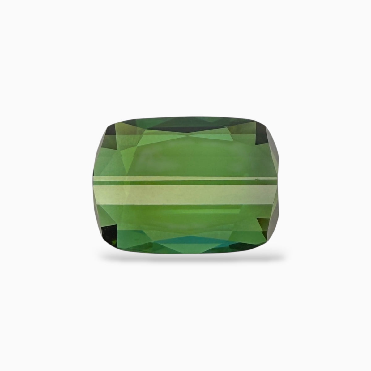 Natural mint Green Tourmaline Cushion 6.34 Carats 13.60 x 10.20 x10.20 mm
