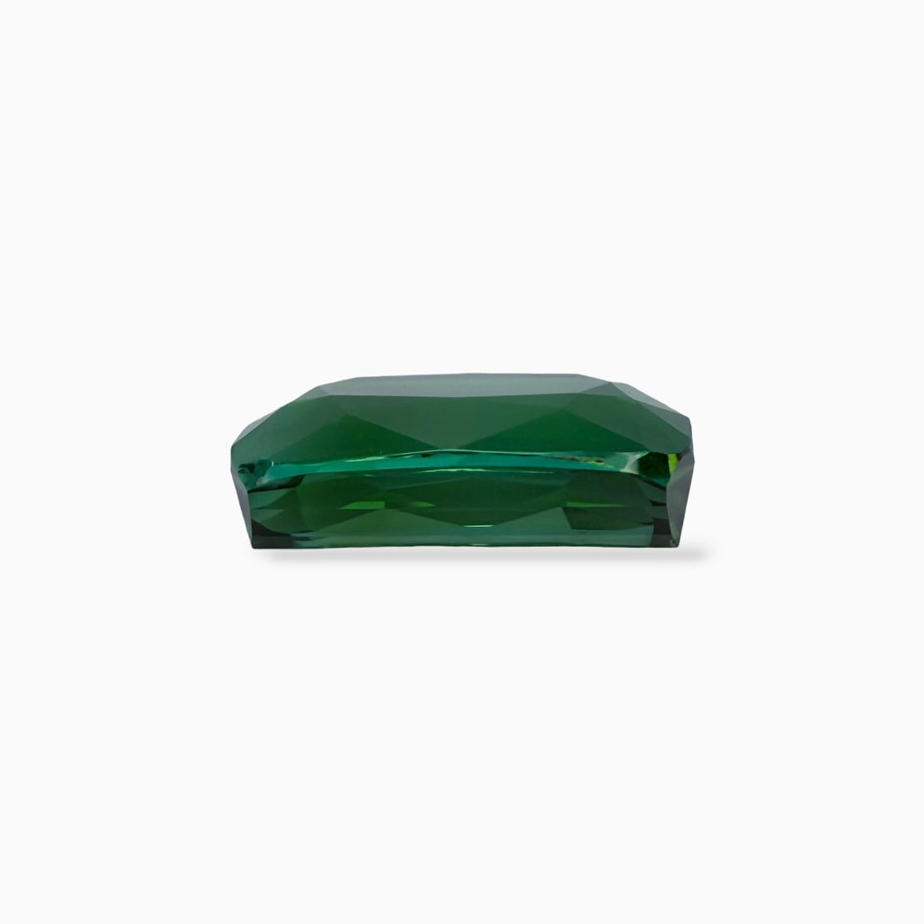 Natural mint Green Tourmaline Cushion 6.34 Carats 13.60 x 10.20 x10.20 mm