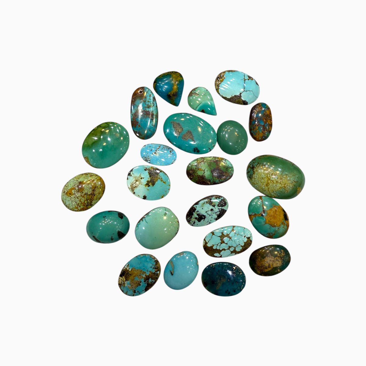 Nishapuri Feroza Stone (Natural Turquoise ) from 3 - 50 Carats Origin Iran