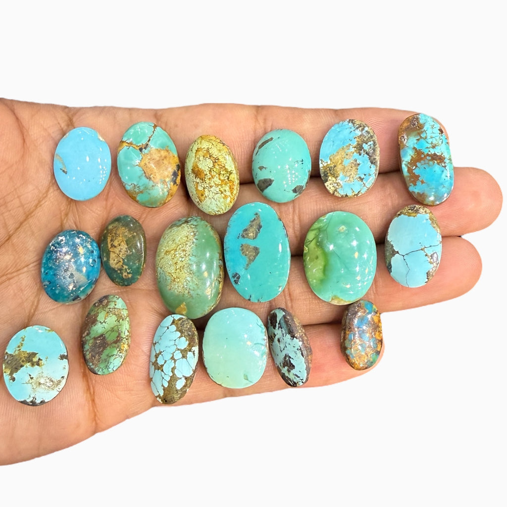 Nishapuri Feroza Stone (Natural Turquoise ) from 3 - 50 Carats Origin Iran