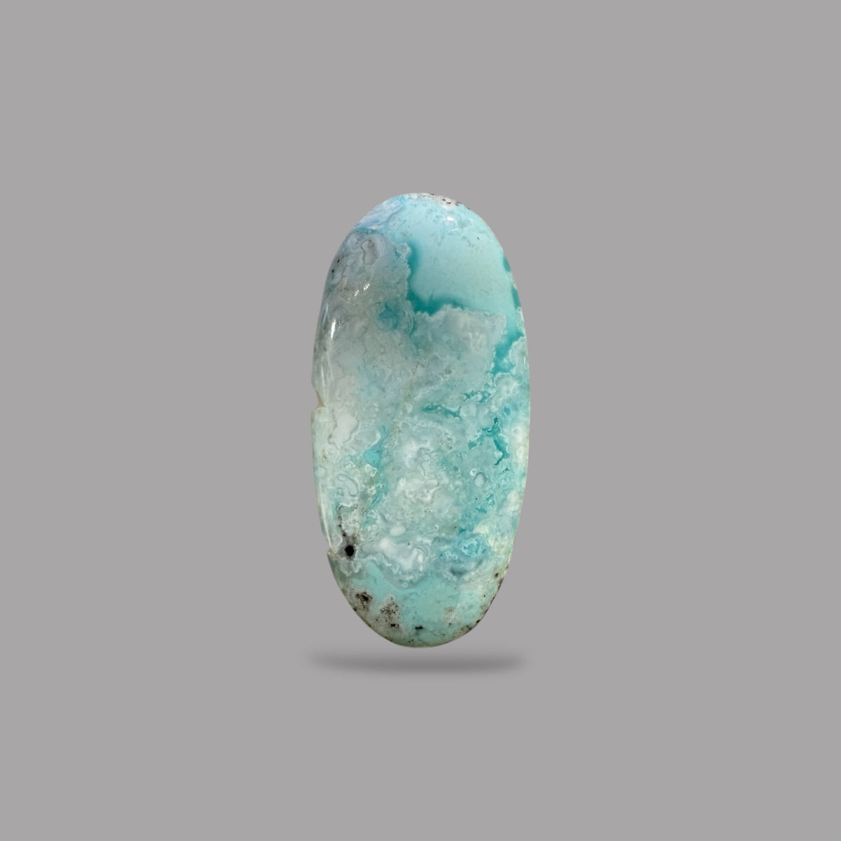 Nishapuri Feroza (Turquoise) Oval Cabochon 14.02 Carats  24.88 x 12.02 x 5.77 mm From Iran