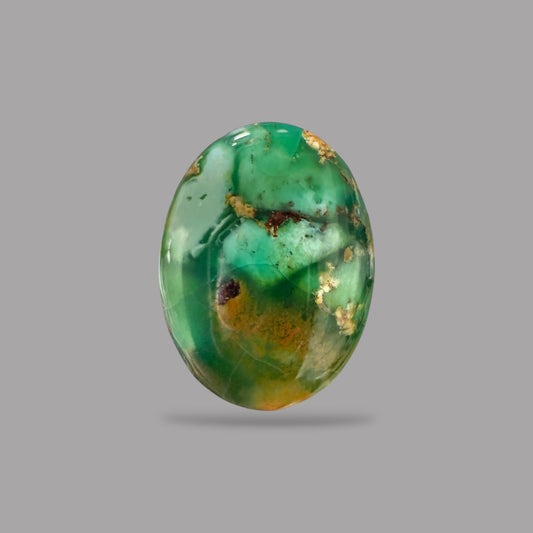 Nishapuri Feroza (Turquoise) Oval Cabochon 26.73 Carats  23.11 x 17.48 x 8.55 mm From Iran