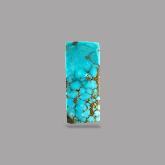 Nishapuri Feroza (Turquoise) Rectangular Cabochon 4.79 Carats & 17.97x7.50x3.40mm Size From Iran
