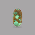 Nishapuri Feroza (Turquoise) Oval Cabochon 7.20 Carats  19.08 x 9.90 x 4.45 mm From Iran