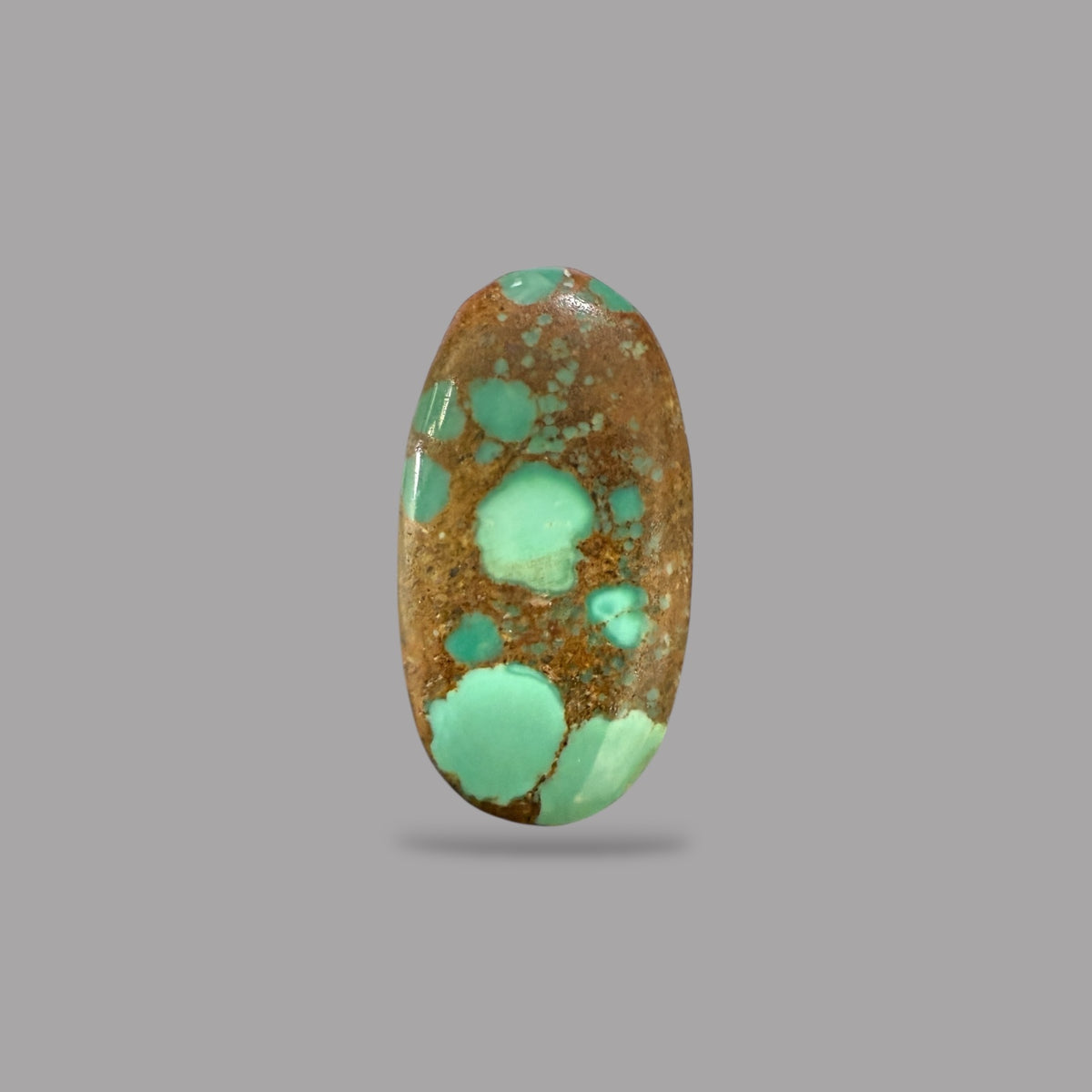 Nishapuri Feroza (Turquoise) Oval Cabochon 7.20 Carats  19.08 x 9.90 x 4.45 mm From Iran