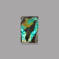 Nishapuri Feroza (Turquoise) Rectangle Cabochon 8.18 Carats  15.74 x 10.70 x 4.15 mm From Iran