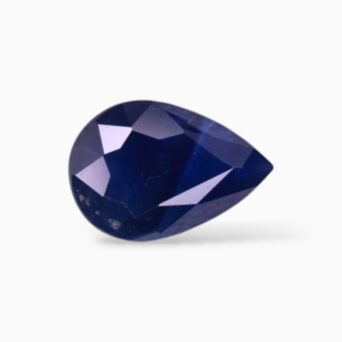 On Sale Blue Sapphire in Pear Shape 0.78 Carats 7x4.8mm Size