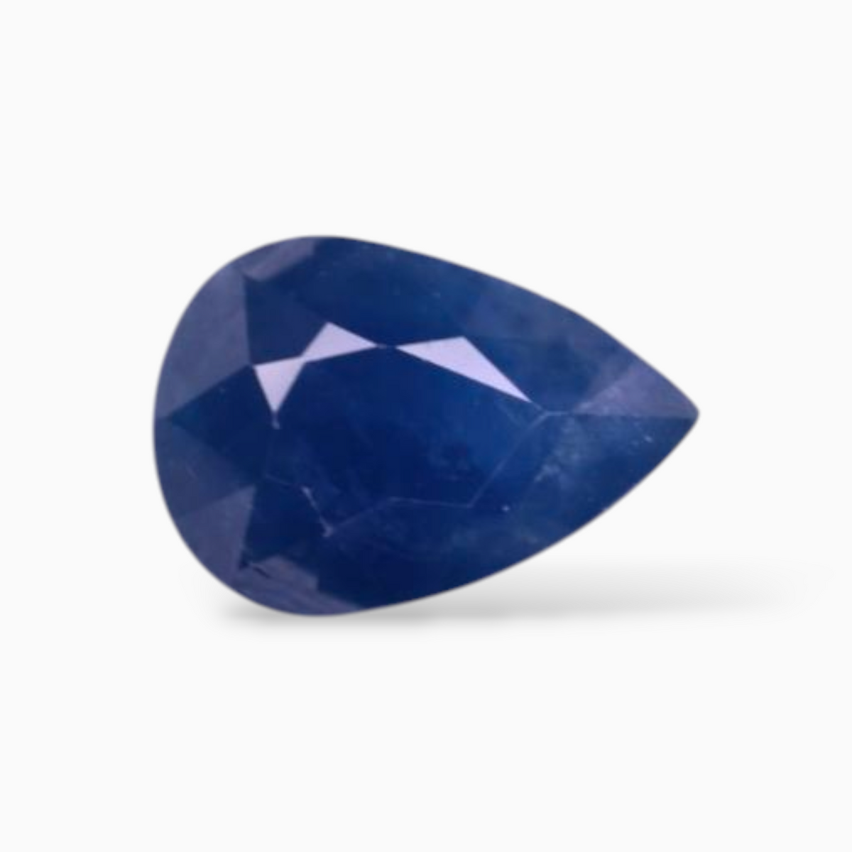 On Sale Blue Sapphire in Pear Shape 0.92 Carats 7x5mm Size