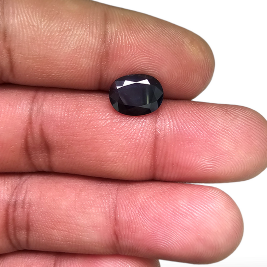 Natural Blue Sapphire Stone 3.22 Carats Oval Shape 10x7.5 mm