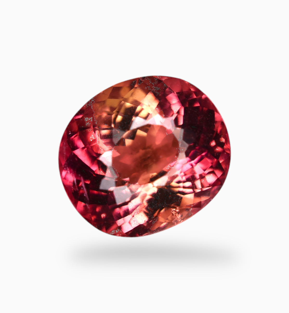 Brown Tourmaline Oval Shape 1.96 Carats Size 8.1x7.2mm