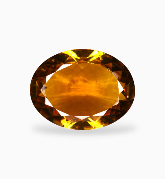 Brown Tourmaline Oval Shape 7.30 Carats Size 16.5x12.8mm