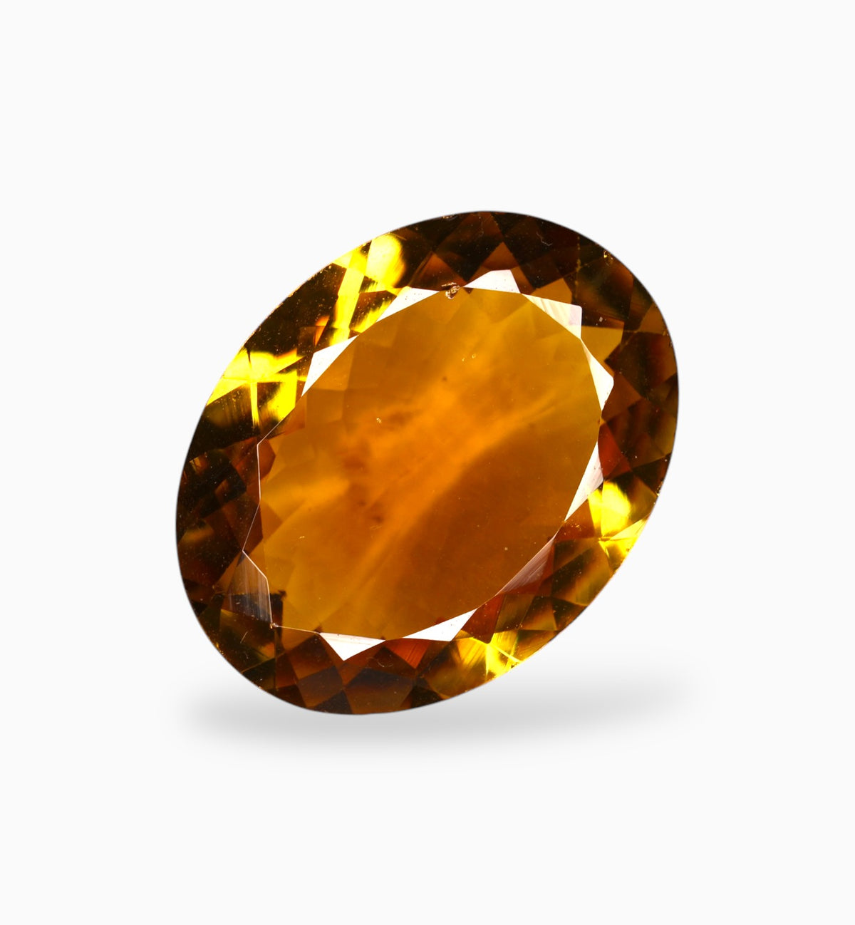 Brown Tourmaline Oval Shape 7.30 Carats Size 16.5x12.8mm