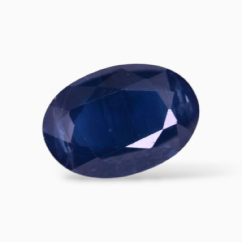 Original Blue Sapphire in Oval Shape 0.75 Carats 7x4.8mm Size