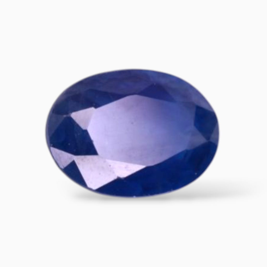 Original Blue Sapphire in Oval Shape 0.81 Carats 6.7x4.8mm Size