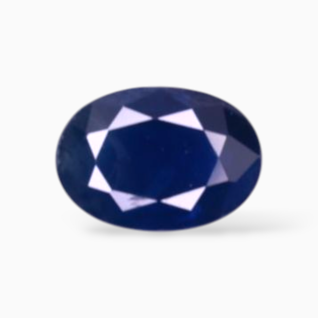Original Blue Sapphire in Oval Shape 0.96 Carats 6.8x4.8mm Size
