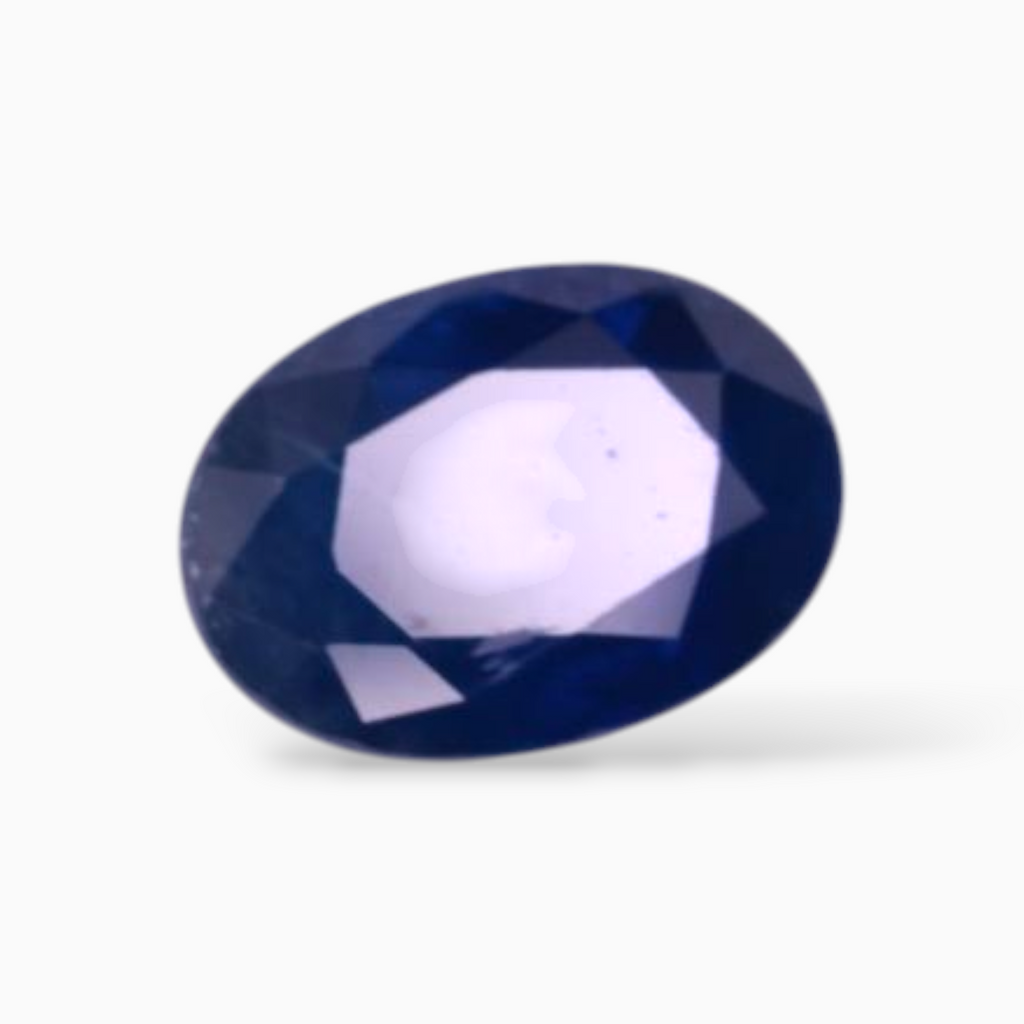 Original Blue Sapphire in Oval Shape 0.96 Carats 6.8x4.8mm Size