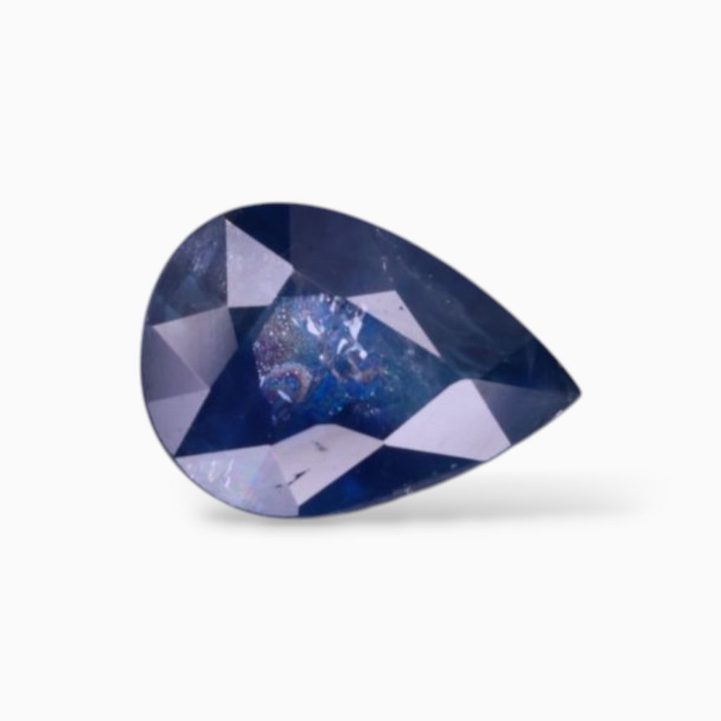 Original Blue Sapphire in Pear Shape 0.96 Carats 7x5mm Size