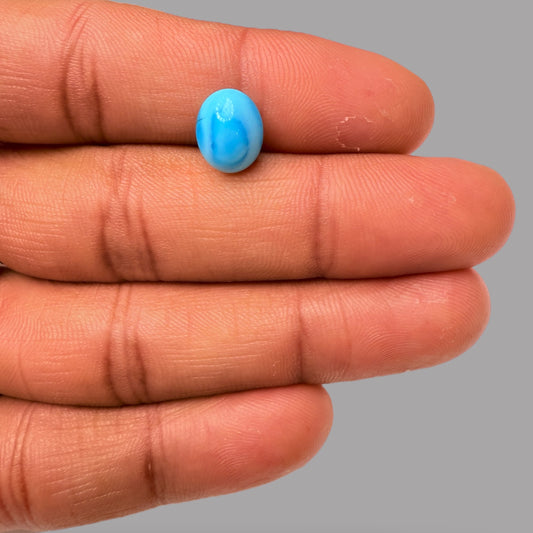 Original Feroza Stone 3.05 Carats 10.6 x 8.5 x 5 mm in Oval