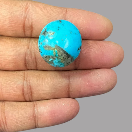 Original Feroza Stone 47.87 Carats 24.8 x 22.7 x 13.3 mm in Oval 