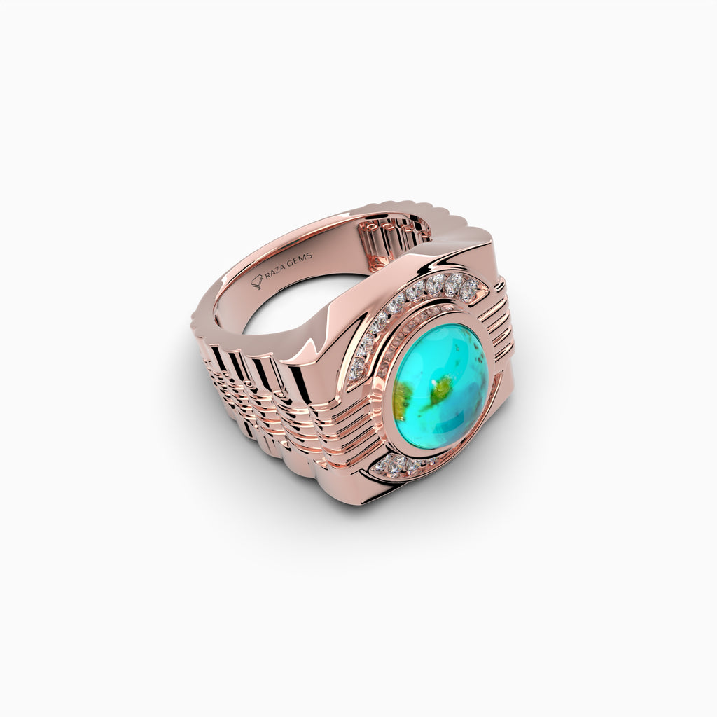 Original Feroza Stone Ring for Men & Women - Brooklyn