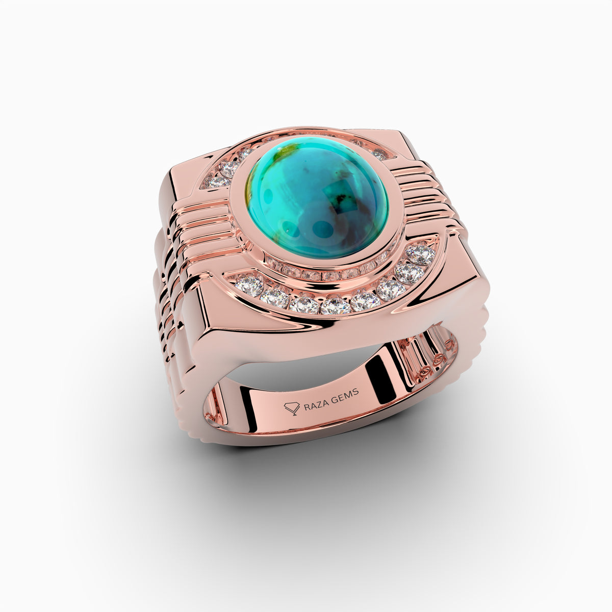 Original Feroza Stone Ring for Men & Women - Brooklyn
