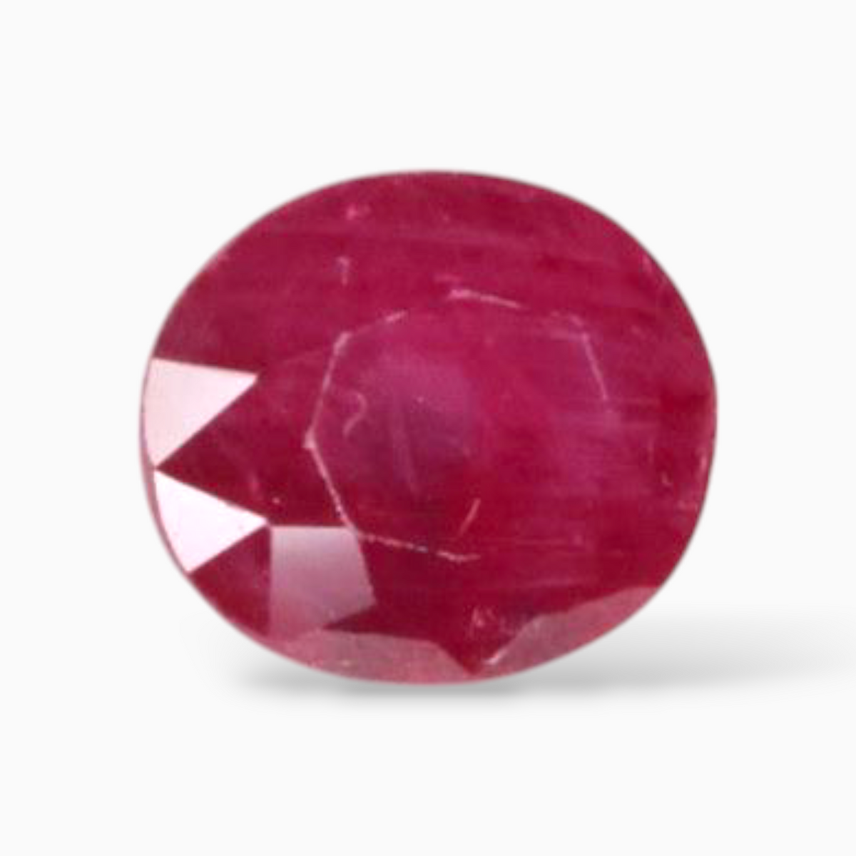 Original Pink Rubies In Oval Shape 1.25 Carats 6.9x5.8mm Size