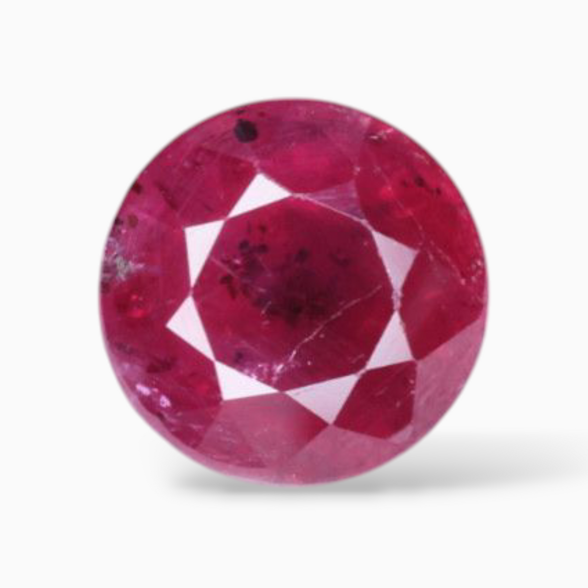 Original Rubies In  Round Shape 1.64 Carats 6.6mm Size