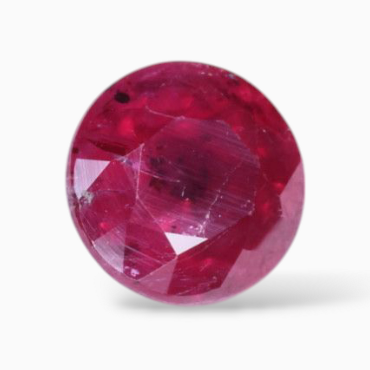 Original Rubies In  Round Shape 1.64 Carats 6.6mm Size