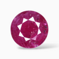 Original Ruby In  Round Shape 2.04 Carats 7.3mm Size