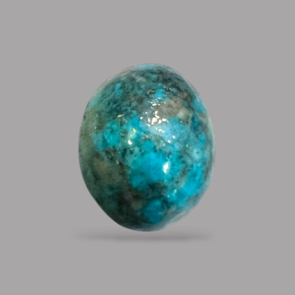 Original irani Feroza Stone 22.54 Carats 18 x 14.5 x 11.8 mm in Oval 