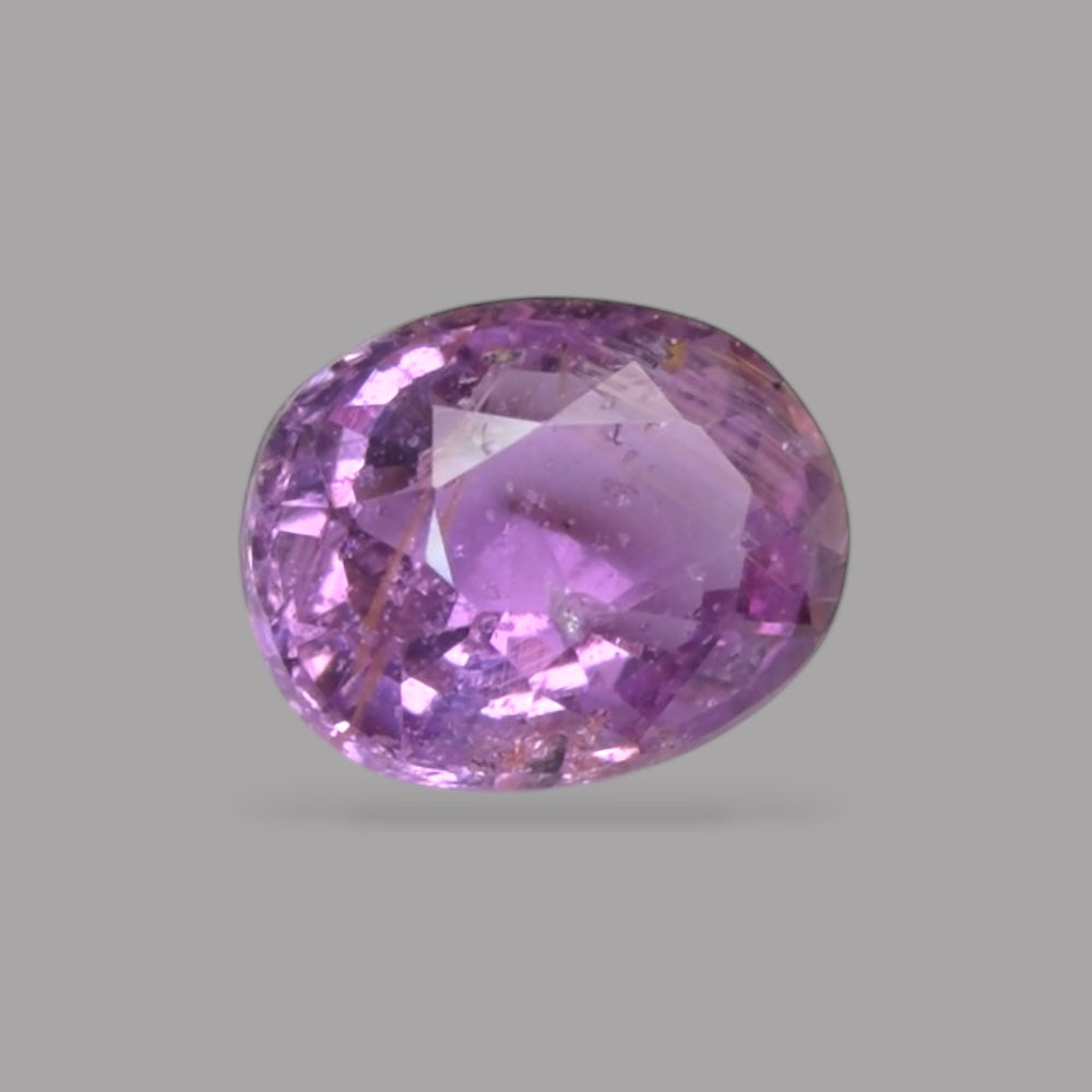 Oval Shape in Natural Pink Sapphire Gemstone 0.58 Carats & 5.5 x 4.4 mm Size