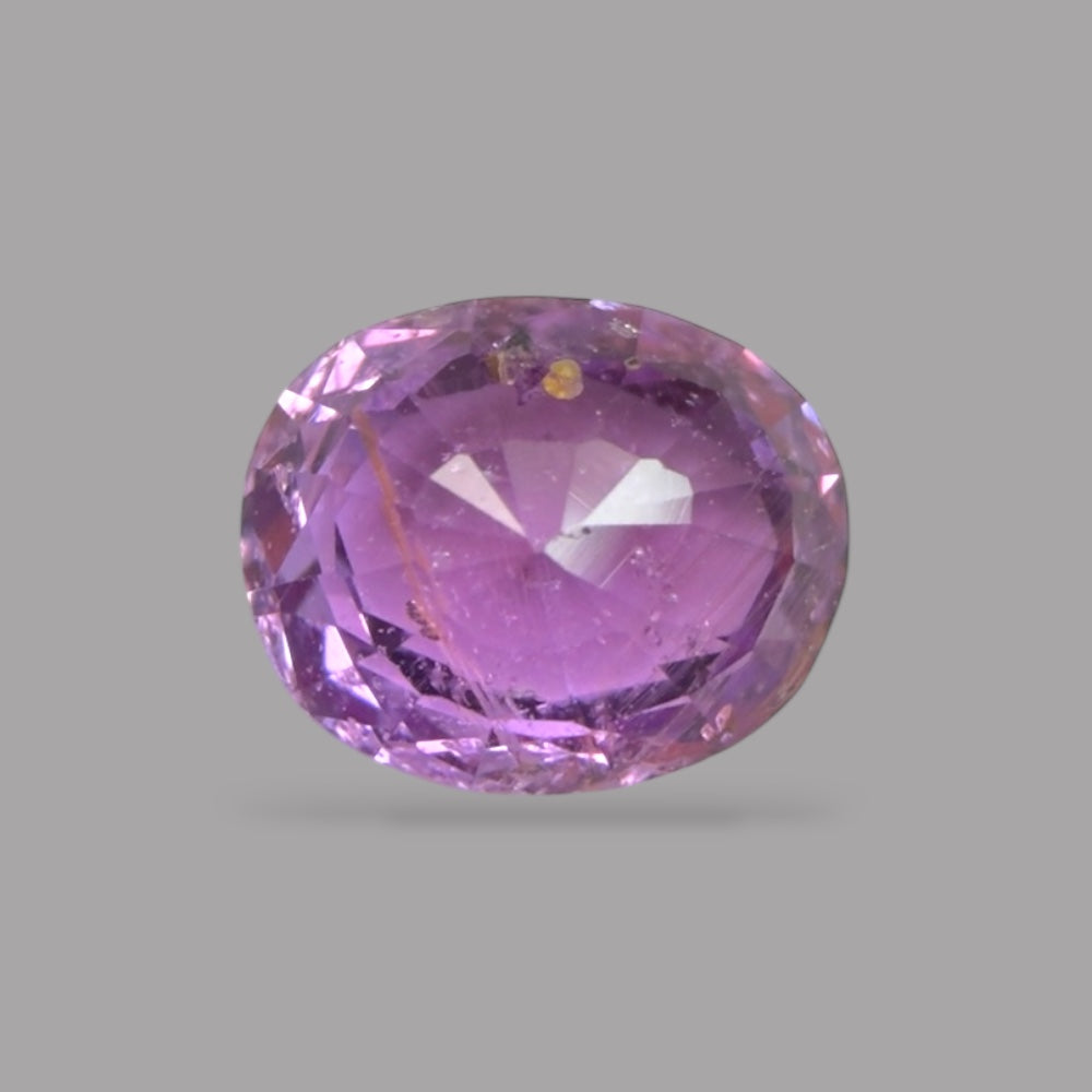 Oval Shape in Natural Pink Sapphire Gemstone 0.58 Carats & 5.5 x 4.4 mm Size