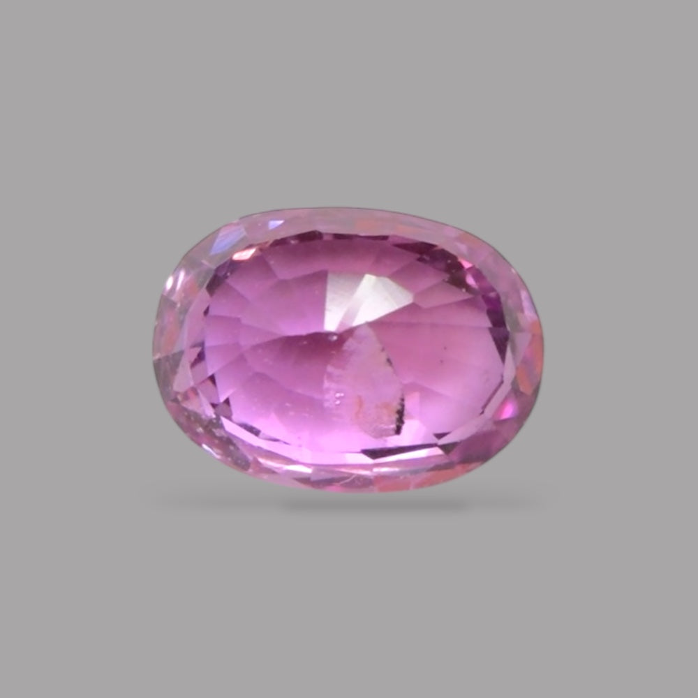 Oval Shape in Natural Pink Sapphire Gemstone 0.64 Carats & 5.9 x 4.3 mm Size