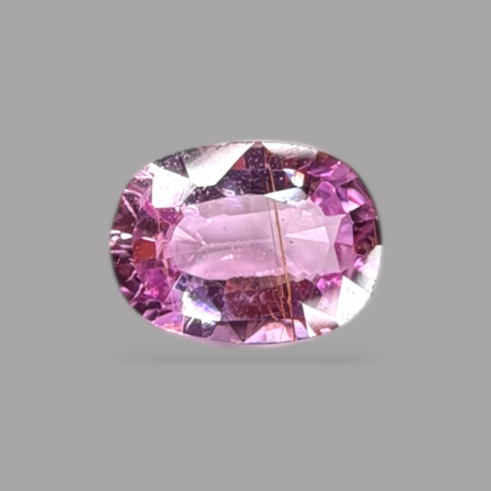 Oval Shape in Natural Pink Sapphire Gemstone 0.66 Carats & 6.2 x 4.76 mm Size