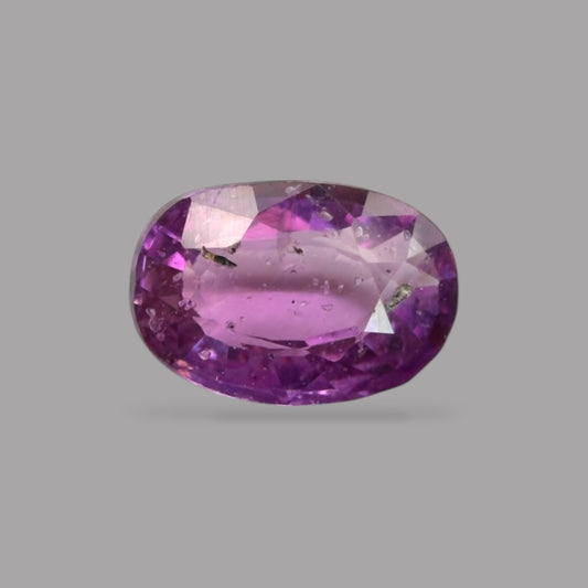Oval Shape in Natural Pink Sapphire Gemstone 0.66 Carats & 6.5 x 4.6 mm Size