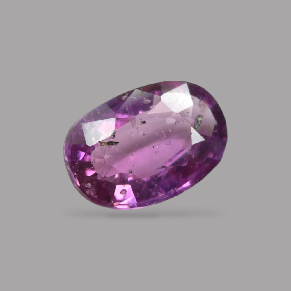 Oval Shape in Natural Pink Sapphire Gemstone 0.66 Carats & 6.5 x 4.6 mm Size