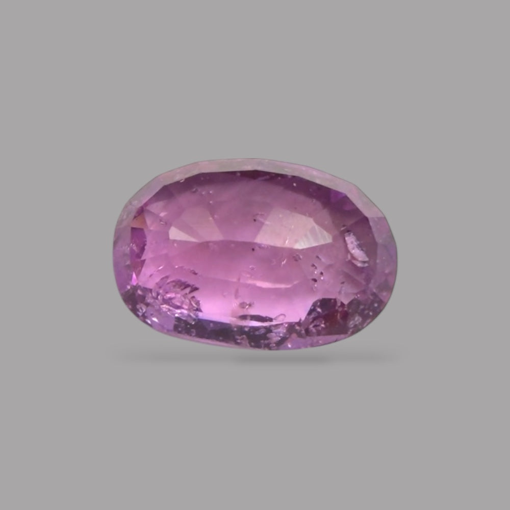 Oval Shape in Natural Pink Sapphire Gemstone 0.66 Carats & 6.5 x 4.6 mm Size